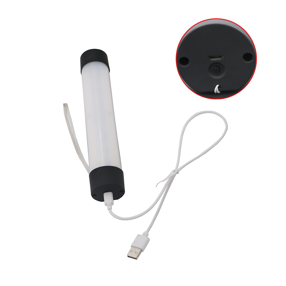 Buy USB Rechargeable 6-Modes Flashlight Power Bank 5200 mAh Charging Torch Tail Rope USB Cable